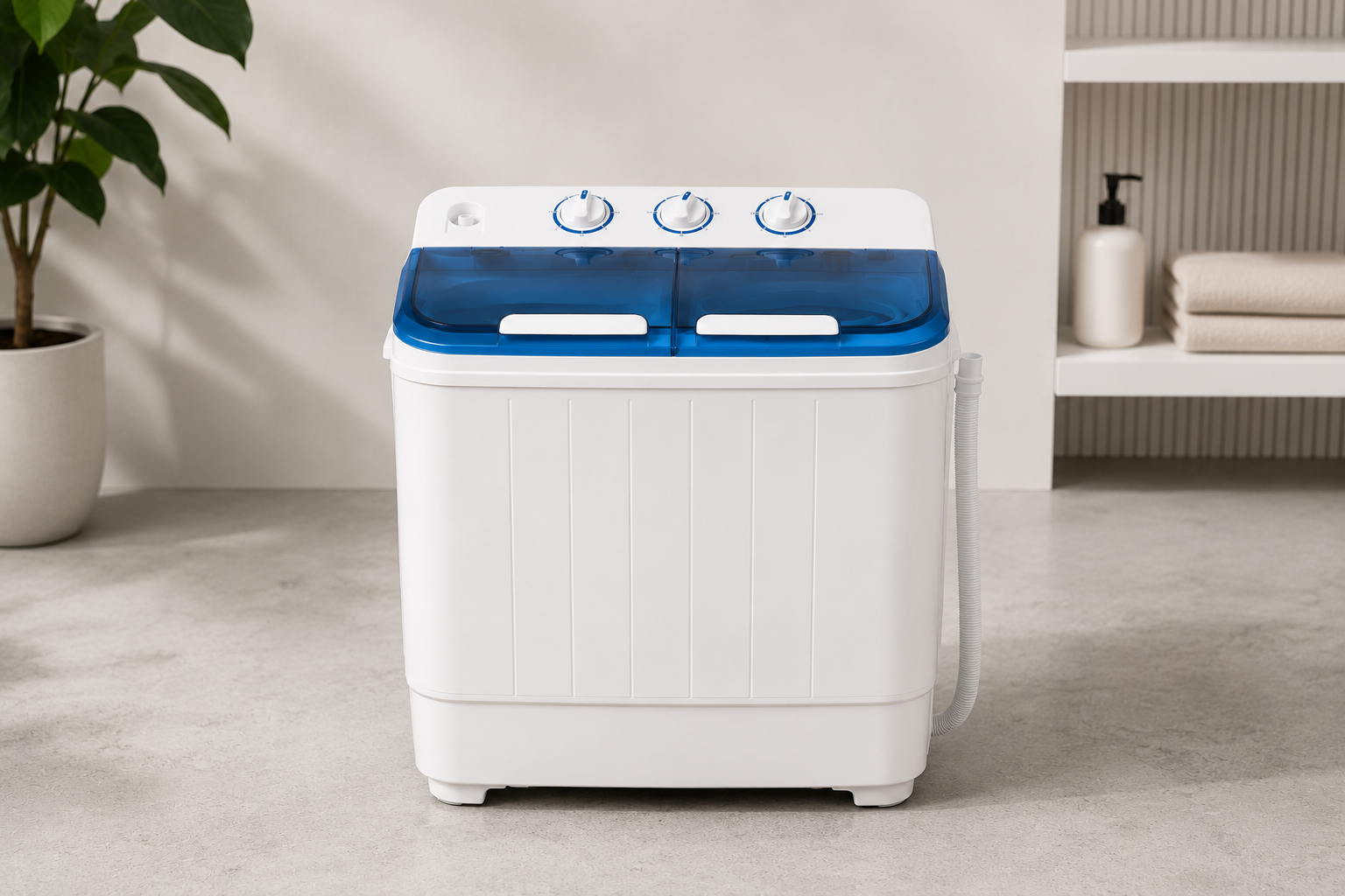 The Auertech Twin Tub Portable Washer + Spin Dryer